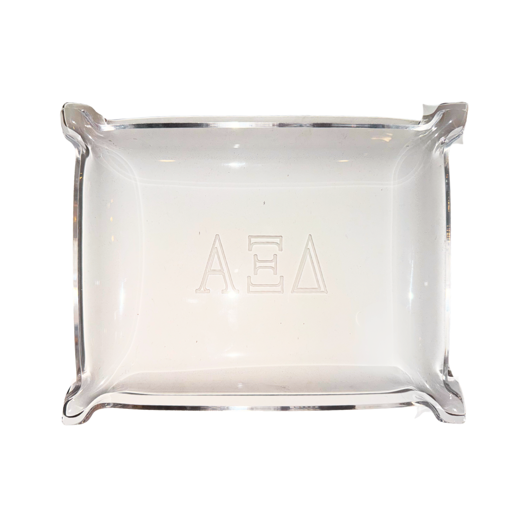 Sorority Acrylic Catchall Tray