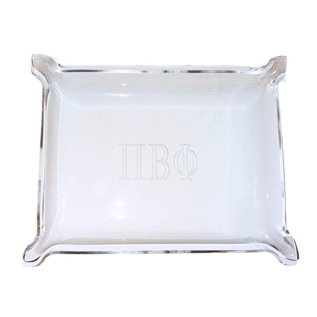 Sorority Acrylic Catchall Tray
