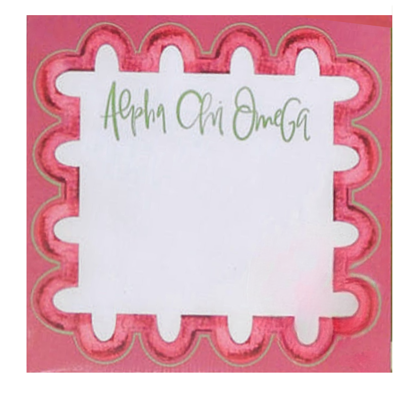 Sorority Watercolor Notepad