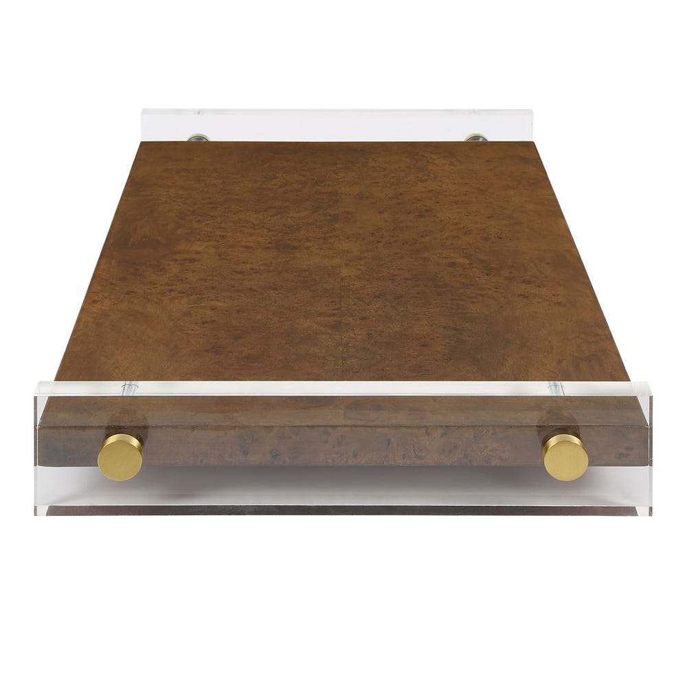 Apparition Burl Wood + Acrylic Tray