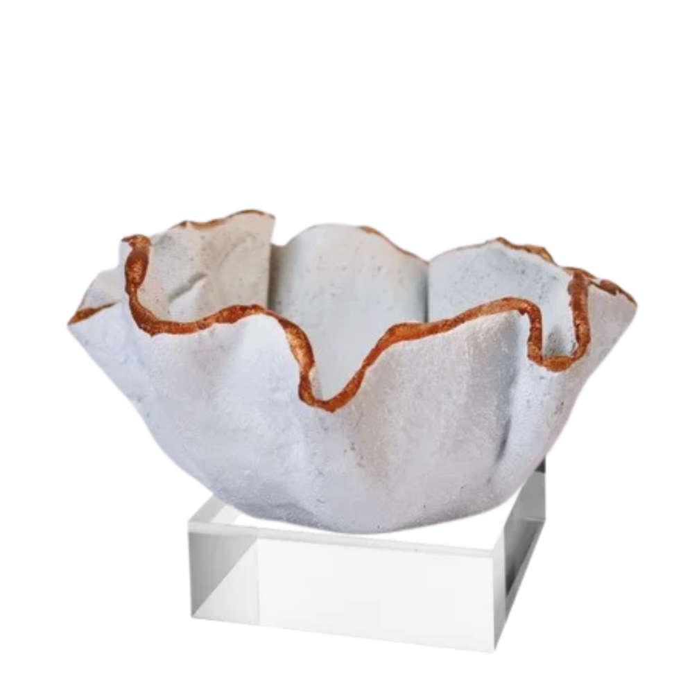 The Mim | Ruffle Cement Bowls