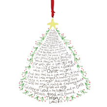 Load image into Gallery viewer, Acrylic Luke 2:8-14 ornament
