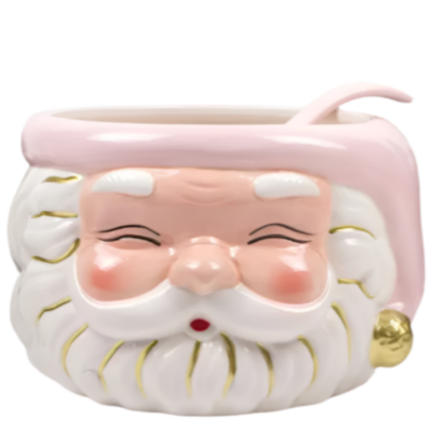 Santa Punch Bowl Pink