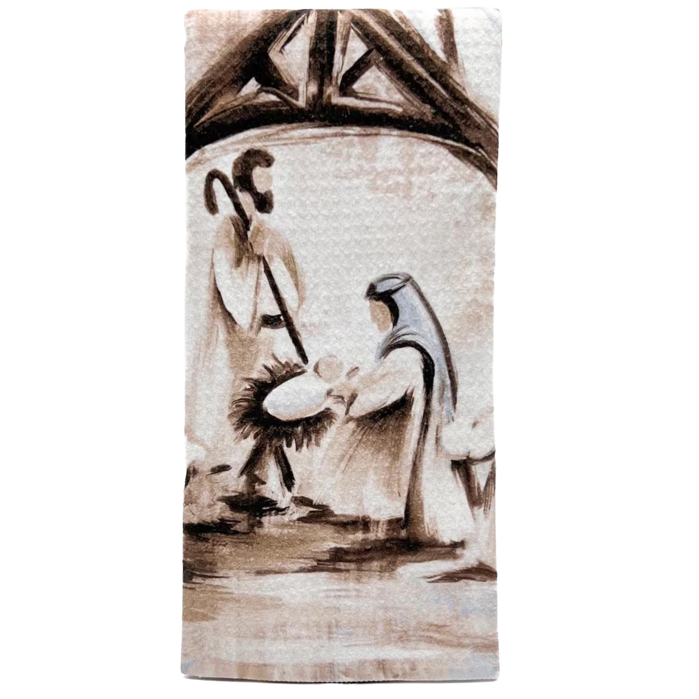 Christmas Nativity Tea Towel