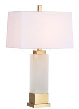 Load image into Gallery viewer, ROZELLA ALABASTER 29.5-INCH H TABLE LAMP
