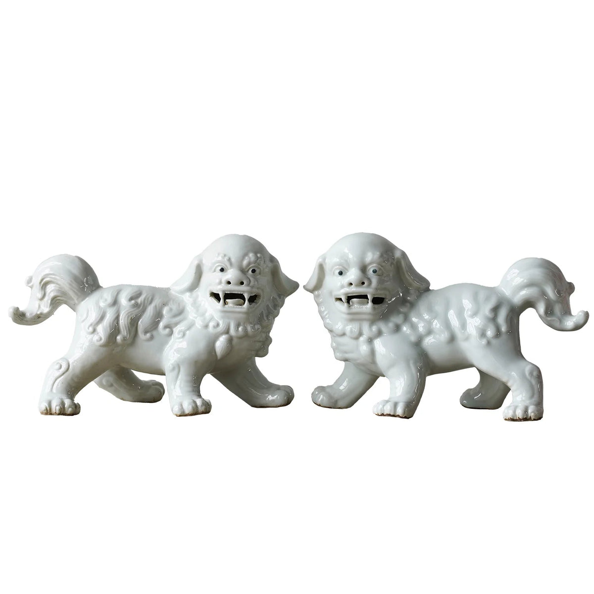 Porcelain Lion Pair