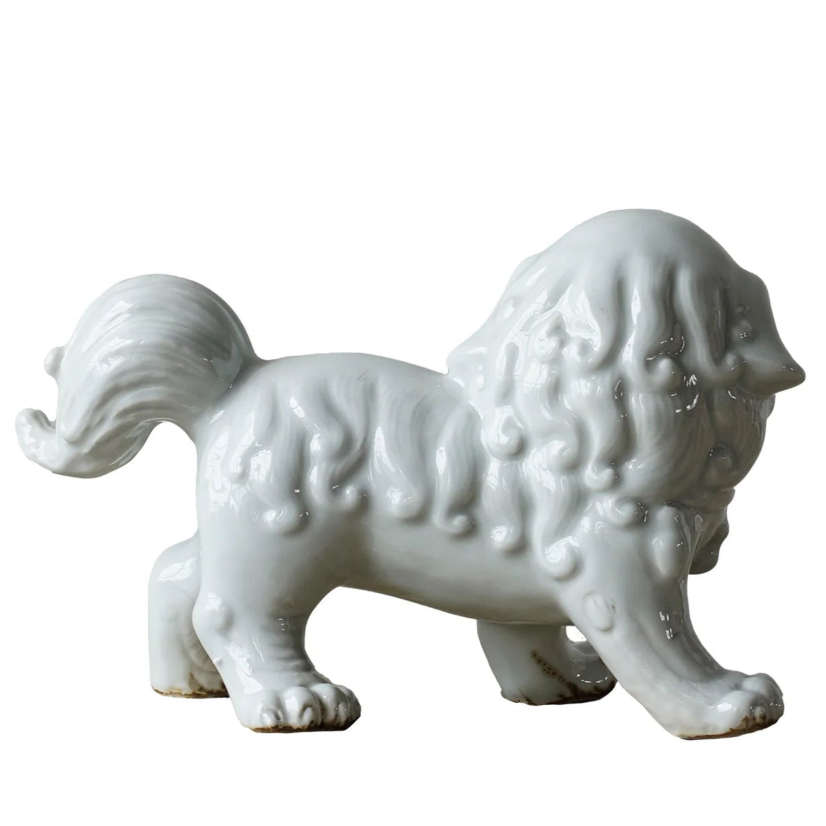 Porcelain Lion Pair