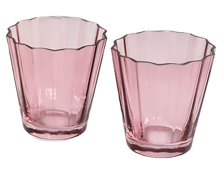 Estelle Colored Glass Sunday Low Ball Glass