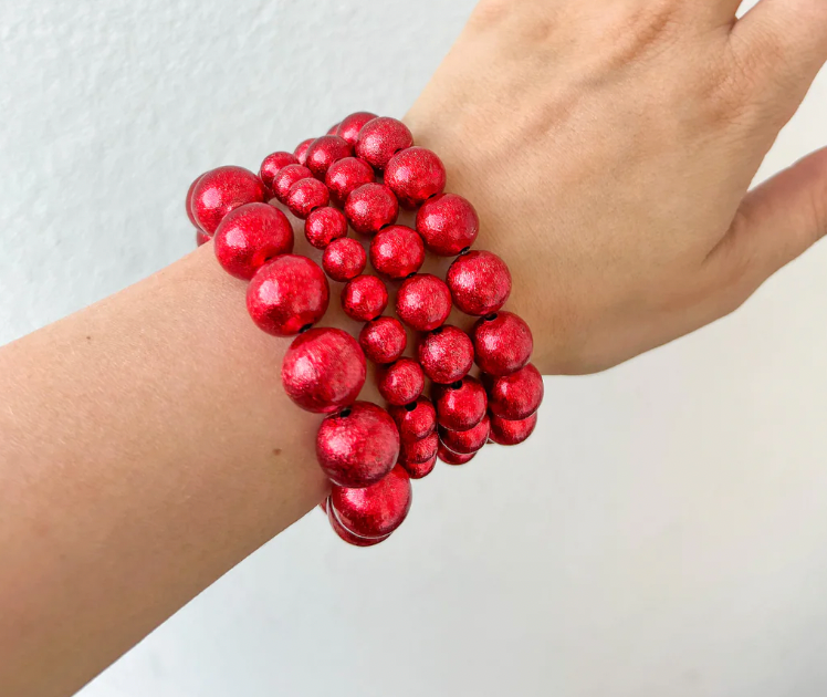 Wrenley Brushed Red Bracelet
