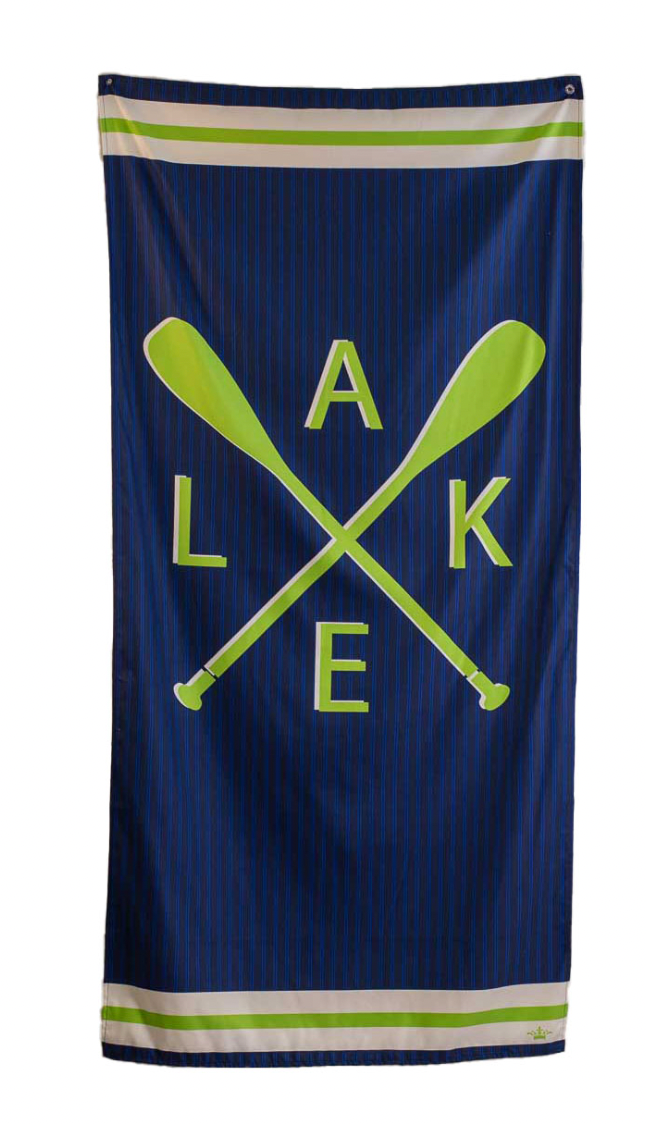 Lake Oar Beach Towel