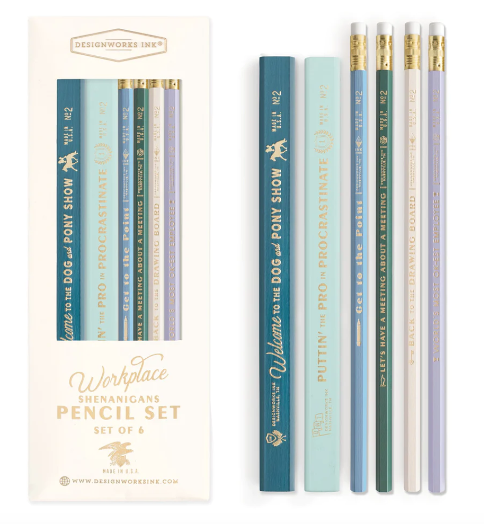 Office Shenanigans Pencil Set