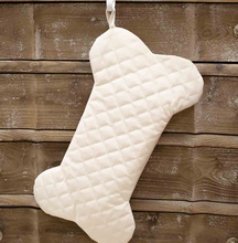 Load image into Gallery viewer, Quilted Dog Bone Stocking
