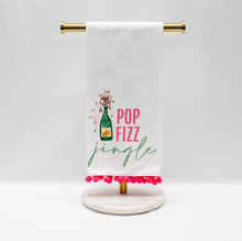 Load image into Gallery viewer, Pop Fizz Jingle Pom Pom Hand Towel
