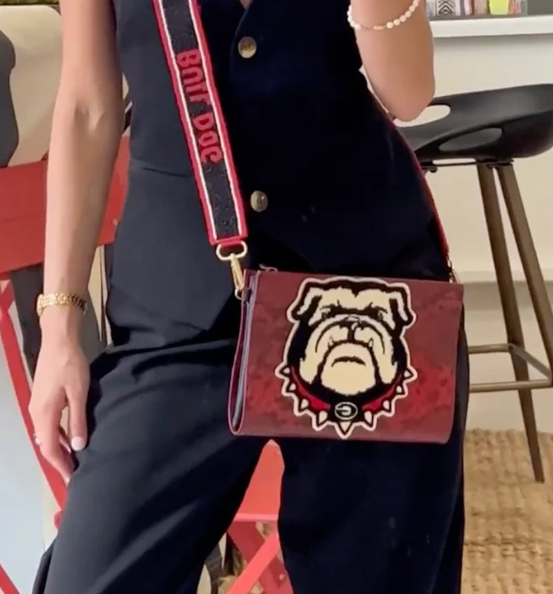 Bulldog Embroidered Chenille Patch