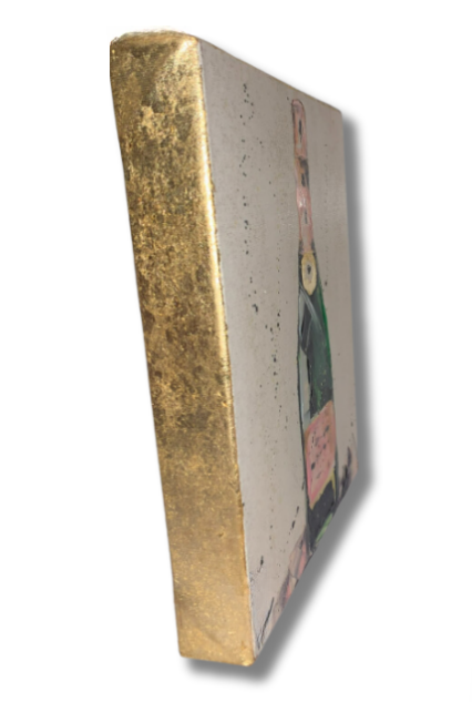LV Pink Champagne Painting