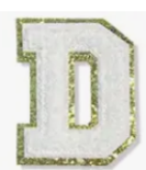 Letter Patches: White