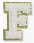 Letter Patches: White