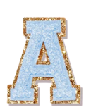 Letter Patches: Blue