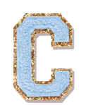 Letter Patches: Blue