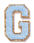 Letter Patches: Blue