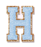 Letter Patches: Blue