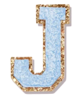 Letter Patches: Blue