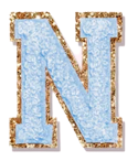 Letter Patches: Blue