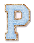 Letter Patches: Blue