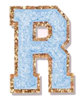 Letter Patches: Blue