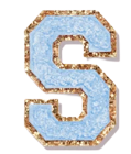 Letter Patches: Blue