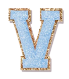 Letter Patches: Blue