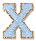 Letter Patches: Blue