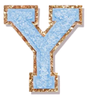 Letter Patches: Blue