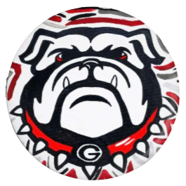 Summer Doodles Bulldawg Coasters