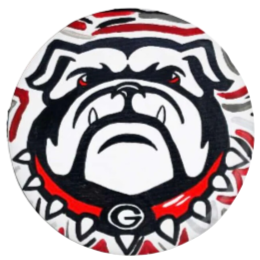 Bulldog Sketch Button