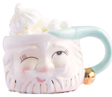 Glitterville Papa Noel Mugs
