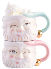 Load image into Gallery viewer, Glitterville Papa Noel Mugs
