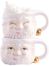 Load image into Gallery viewer, Glitterville Papa Noel Mugs
