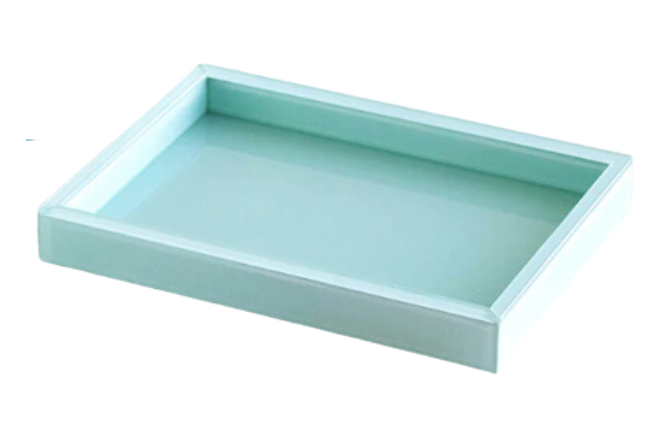 Glitterville Neon Glass Tray