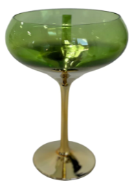 Glitterville Gilded Champagne Coupe