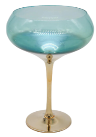 Glitterville Gilded Champagne Coupe