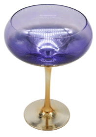 Glitterville Gilded Champagne Coupe