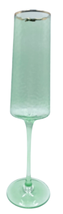 Glitterville Rainbow Champagne Flute