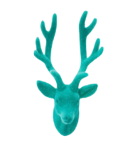 Load image into Gallery viewer, Flocked Deer Bust Wall Mount
