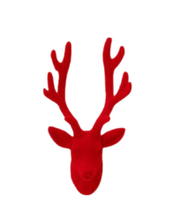 Load image into Gallery viewer, Flocked Deer Bust Wall Mount
