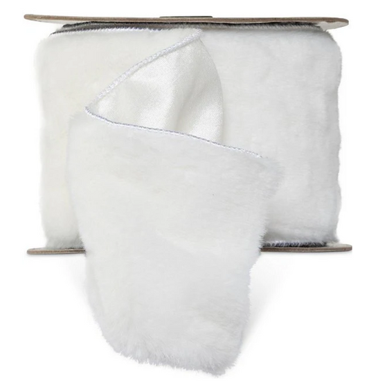 Faux Ermine Fur Ribbon
