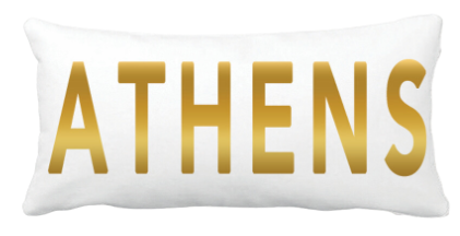 Gold Foil Lumbar Pillows