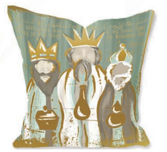 Golden 3 Kings Pillow
