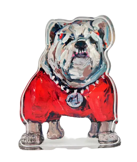 ACRYLIC GAMEDAY BULLDOG