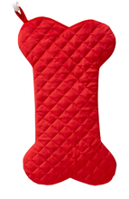 Load image into Gallery viewer, Quilted Dog Bone Stocking
